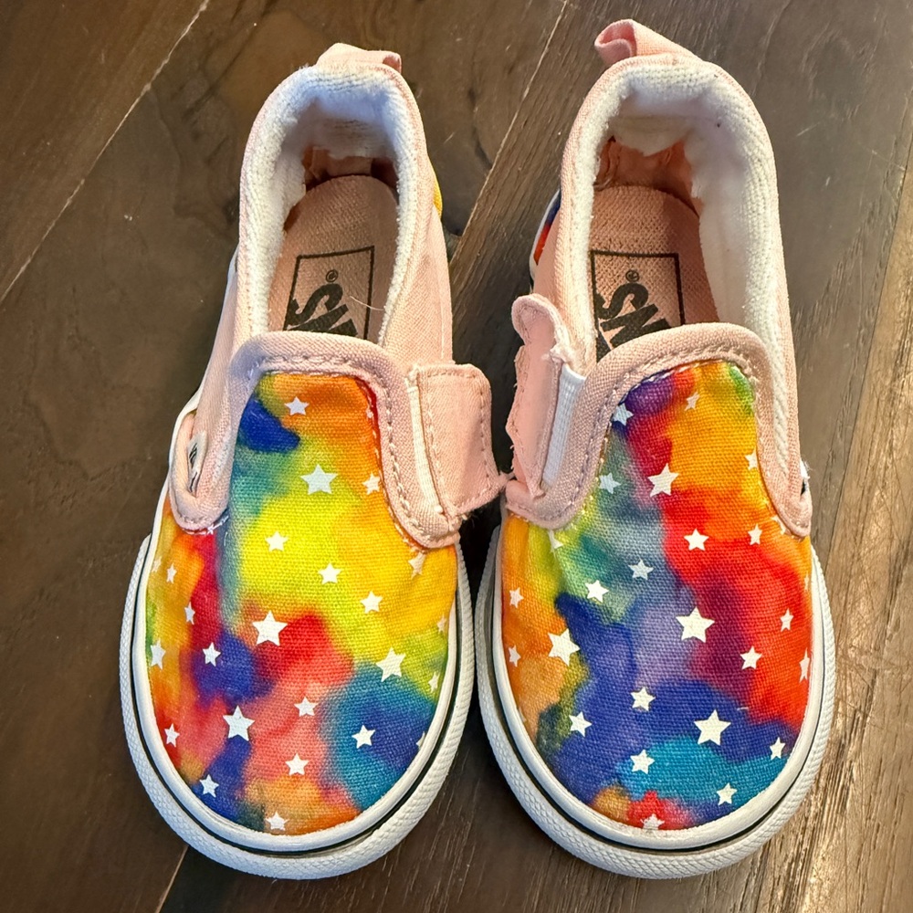 Vans Multicolor Starry Kids Slip-On Sneakers
